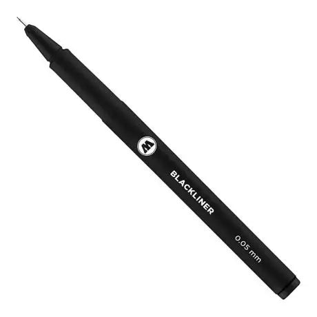 Molotow 703201 BLACKLINER Permanent Ink Pen 0.05mm Black