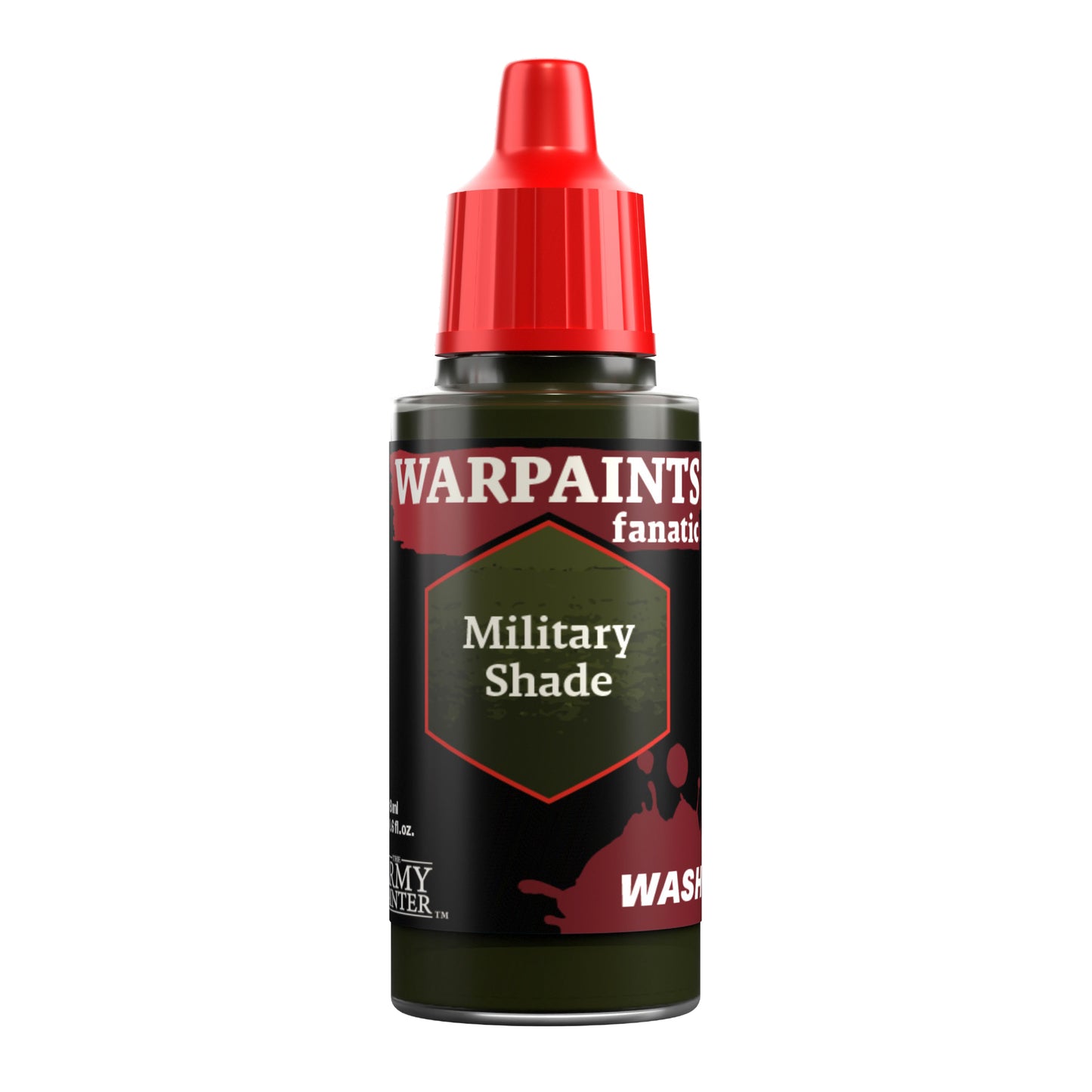 Army Painter WP3209 Warpaints Fanatic Wash Acrylic Hobby Paint (Military Shade)