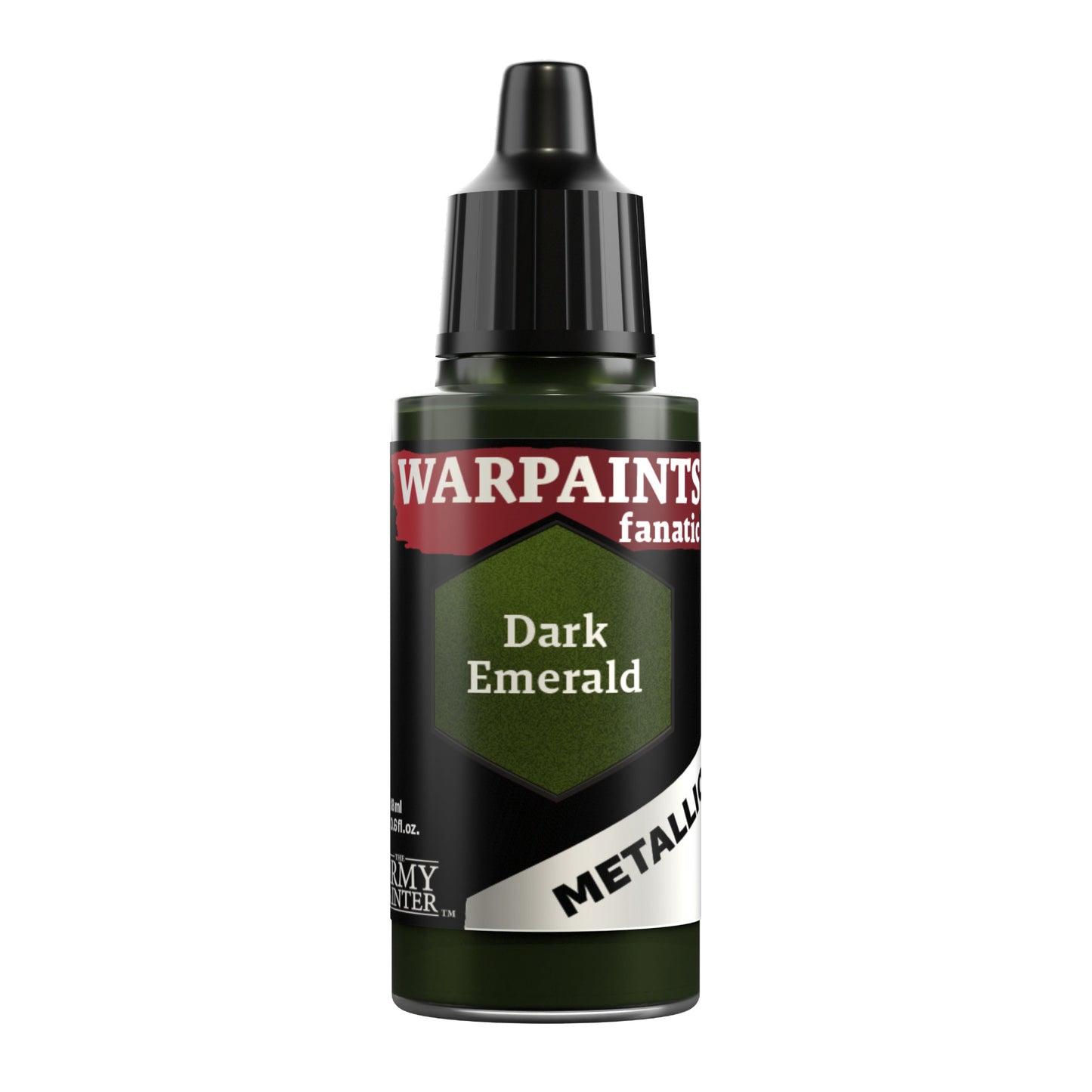 Army Painter WP3196 Warpaints Fanatic Metallic Acrylic Hobby Paint (Dark Emerald)