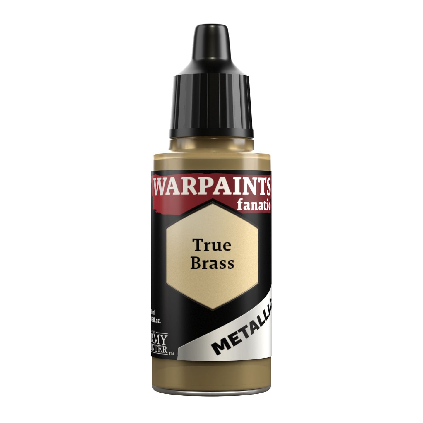 Army Painter WP3186 Warpaints Fanatic Metallic Acrylic Hobby Paint (True Brass)
