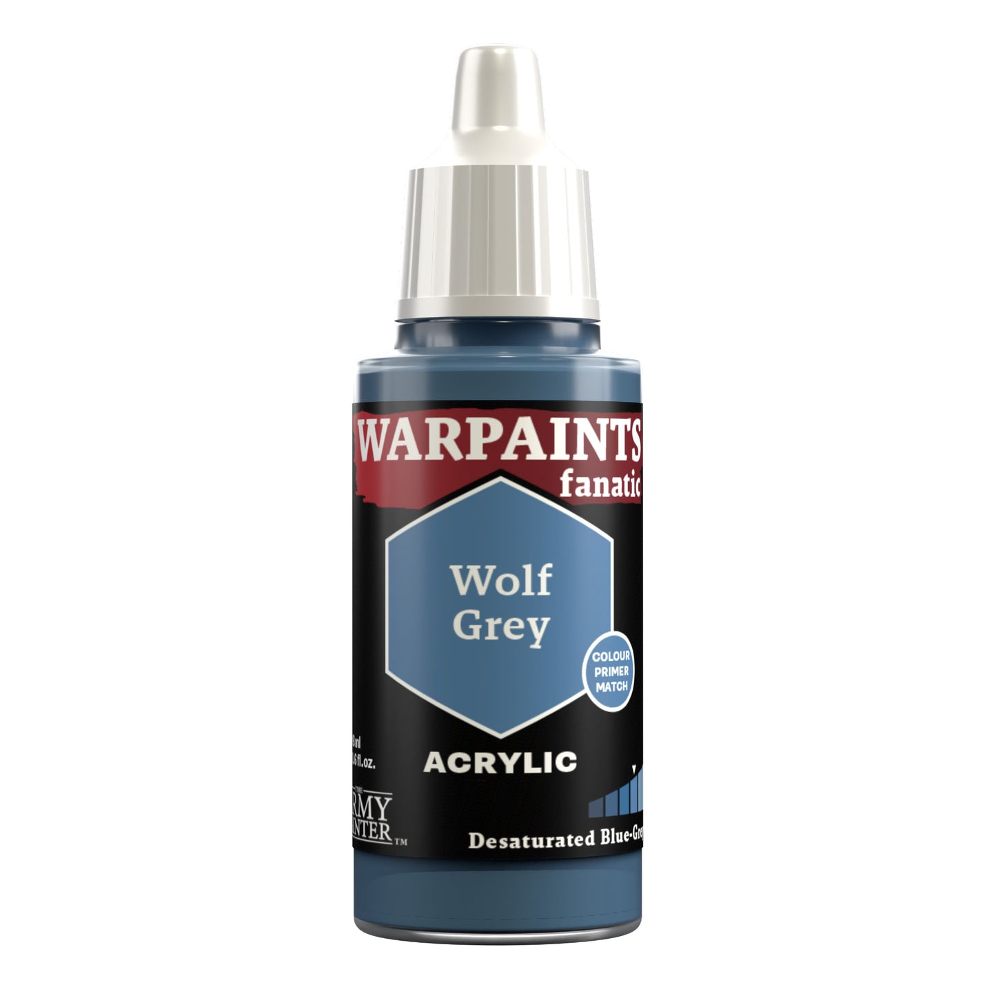 Army Painter WP3016 Warpaints Fanatic Acrylic Hobby Paint (Wolf Grey) (18ml)