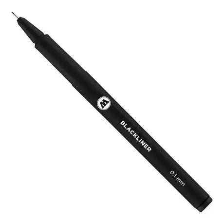 Molotow 703202 BLACKLINER Permanent Ink Pen 0.1mm Black