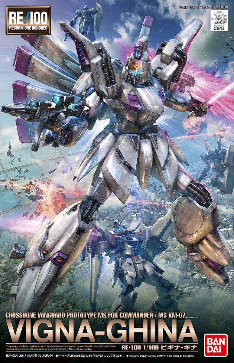 Bandai 5066742 225768 2417171 RE/100 #09 1/100 XM-07 Vigna-Ghina "Gundam F91"
