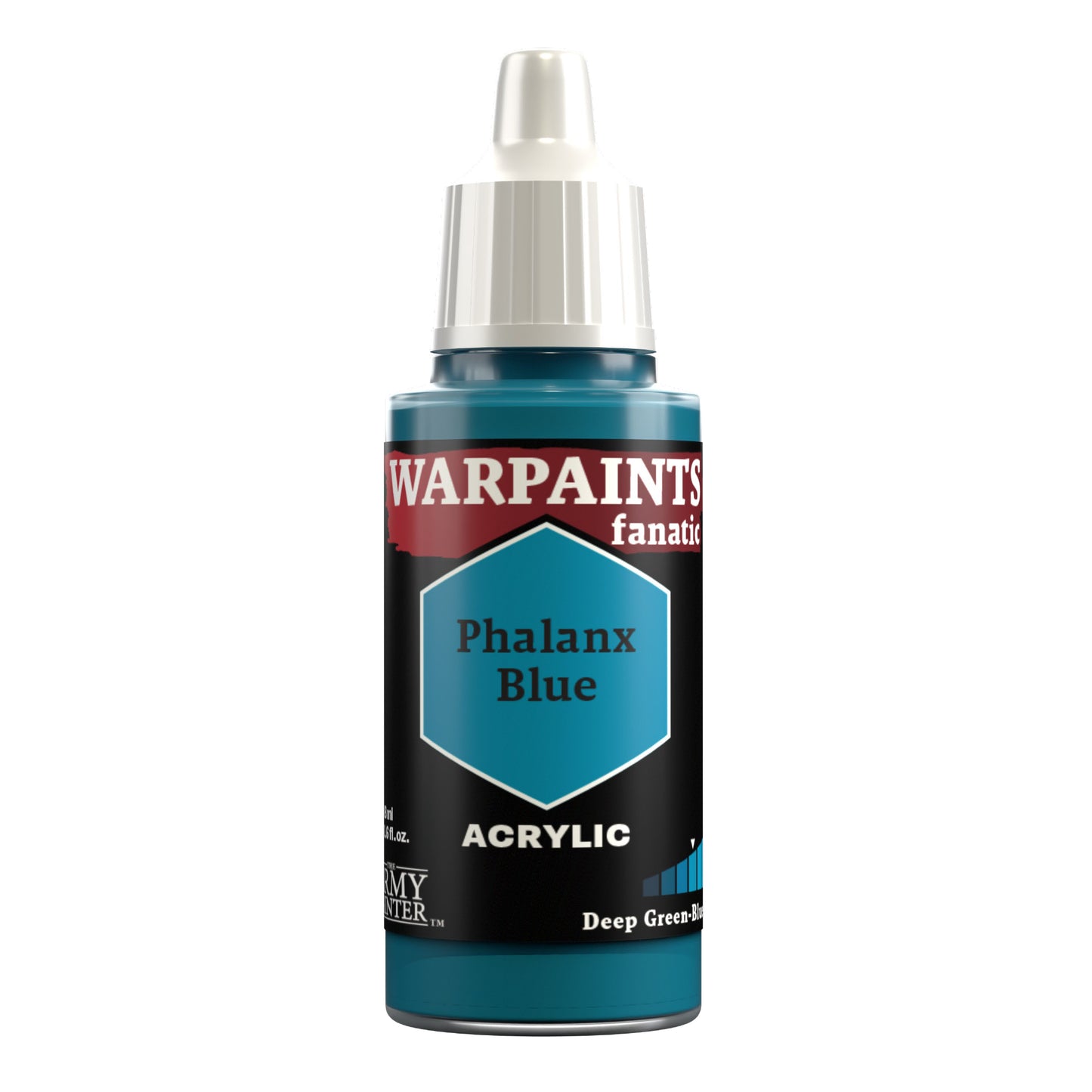 Army Painter WP3034 Warpaints Fanatic Acrylic Hobby Paint (Phalanx Blue) (18ml)