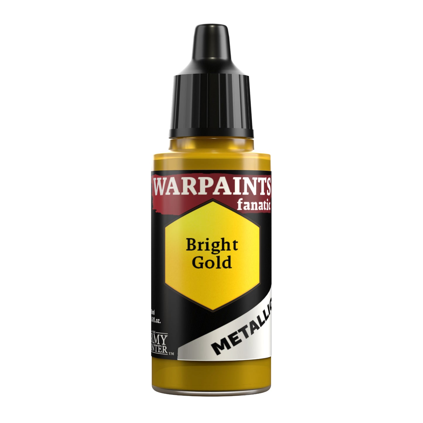 Army Painter WP3189 Warpaints Fanatic Metallic Acrylic Hobby Paint (Bright Gold)