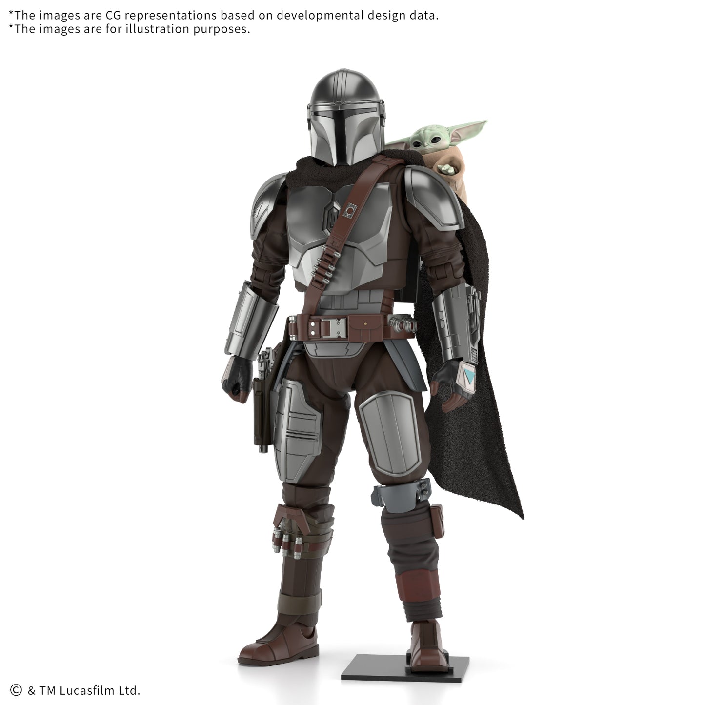 Bandai 2815185 STAR WARS: The Mandalorian And Grogu