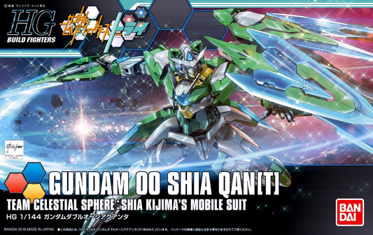 Bandai 209075 2342383 HGBF #49 1/144 Gundam 00 Shia QAN[T] "Gundam Build Fighters Try"