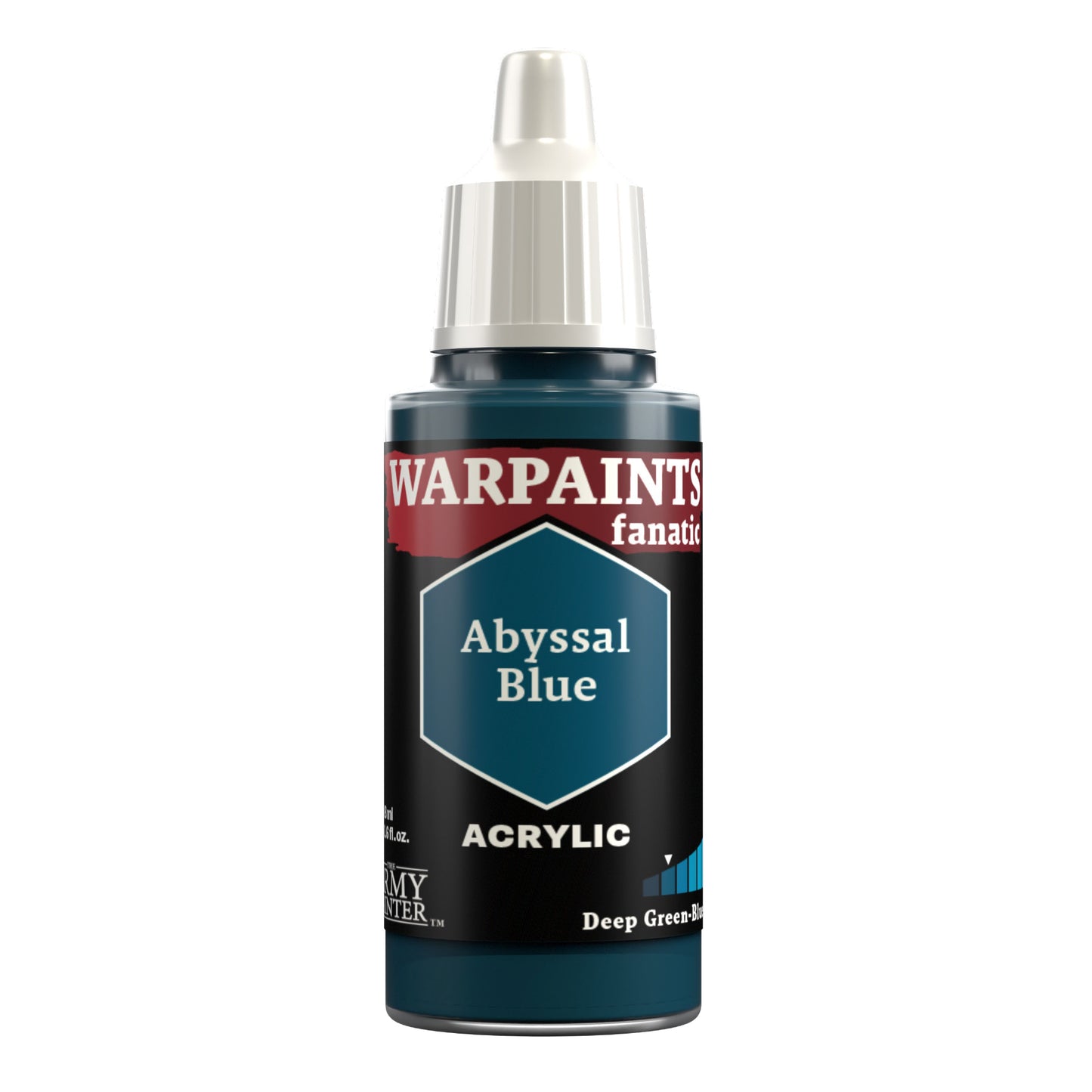 Army Painter WP3032 Warpaints Fanatic Acrylic Hobby Paint (Abyssal Blue) (18ml)