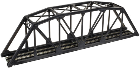Atlas 2070 Through Truss Bridge Kit w/ Code 55 Rail -- Black