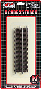 Atlas 2003 N CODE 55 TRACK 4.25" Straight (6 pcs/pk)