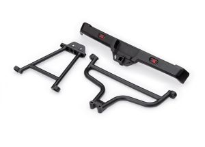 Traxxas 10152 Bumper, rear/ bumper mounts, rear (upper & lower)