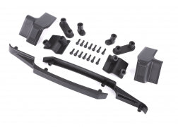 Traxxas 10224 Body reinforcement set, black/ skid pads