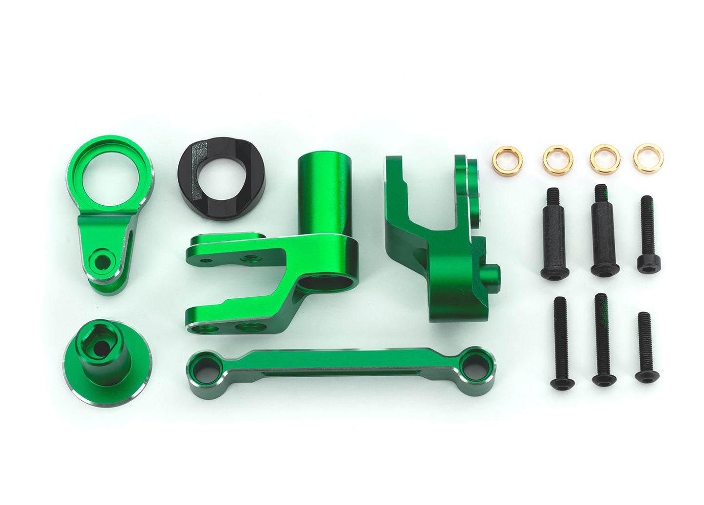 Traxxas 10246-GRN Green Aluminum Steering Bellcranks