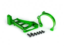Traxxas 10262-GRN Green Aluminum Front and Rear Motor Mounts
