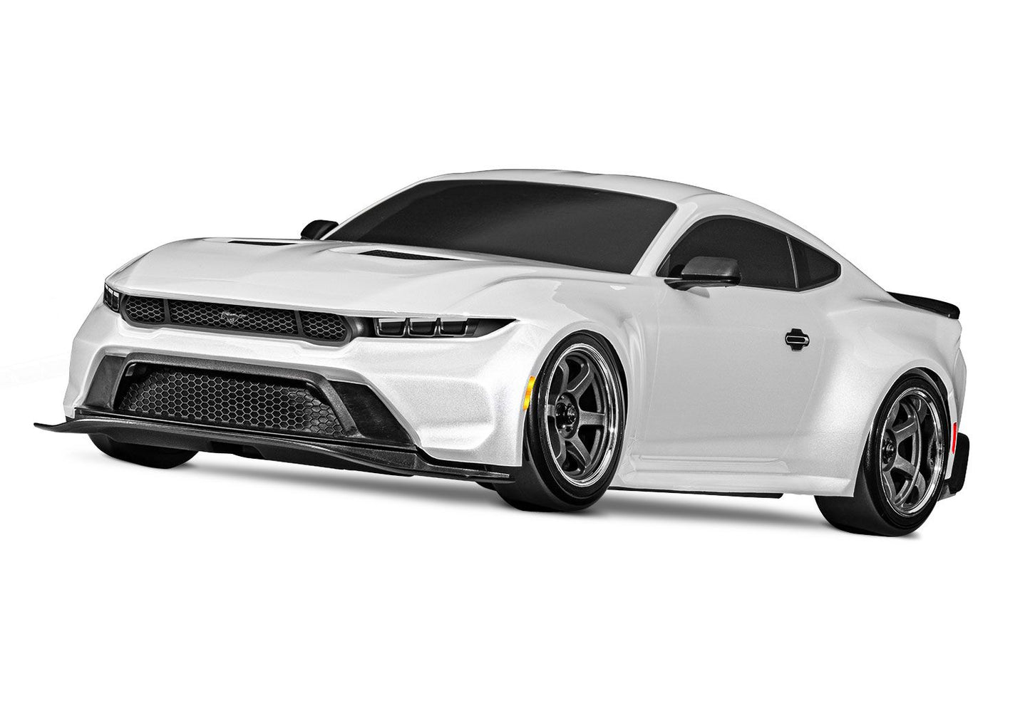 Traxxas 105237-4-WHT 4-Tec Drift Ford Mustang - White
