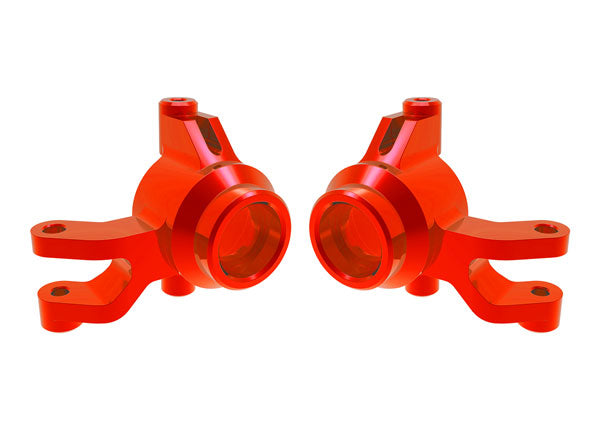 Traxxas 10734-RED Steering blocks, 6061-T6 aluminum (red-anodized) (left & right)