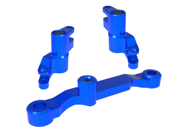 Traxxas 10743-BLUE Steering bellcranks, draglink (blue-anodized 6061-T6 aluminum)