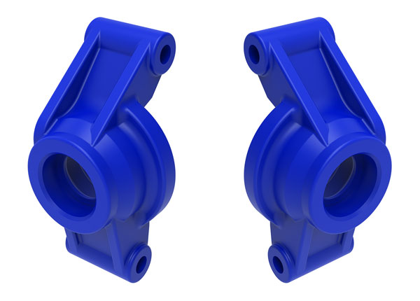 Traxxas 10752-BLUE Carriers, stub axle (blue) (rear) (left & right)