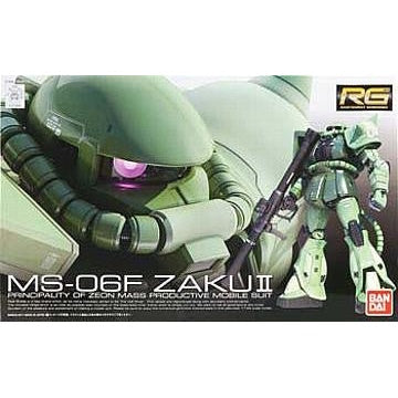 Bandai 170388 2137102 Gundam RG #04 MS-06F Zaku II ( Green)
