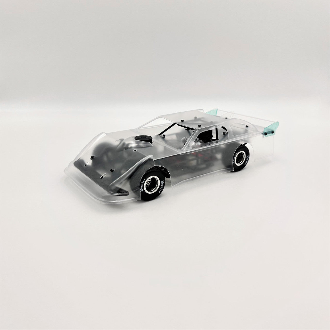 1RC Racing 1087 1/18 Late Model 2.0, Clear, RTR