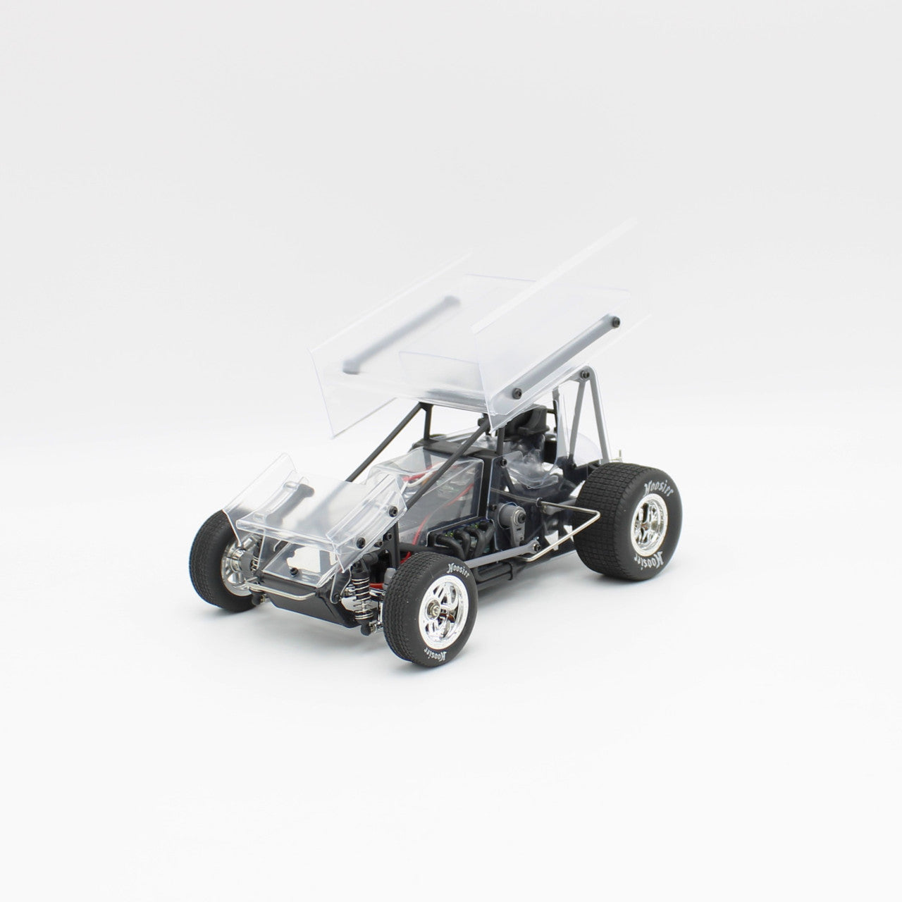 1RC Racing 1097 1/18 Sprint Car 4.0, Clear, RTR