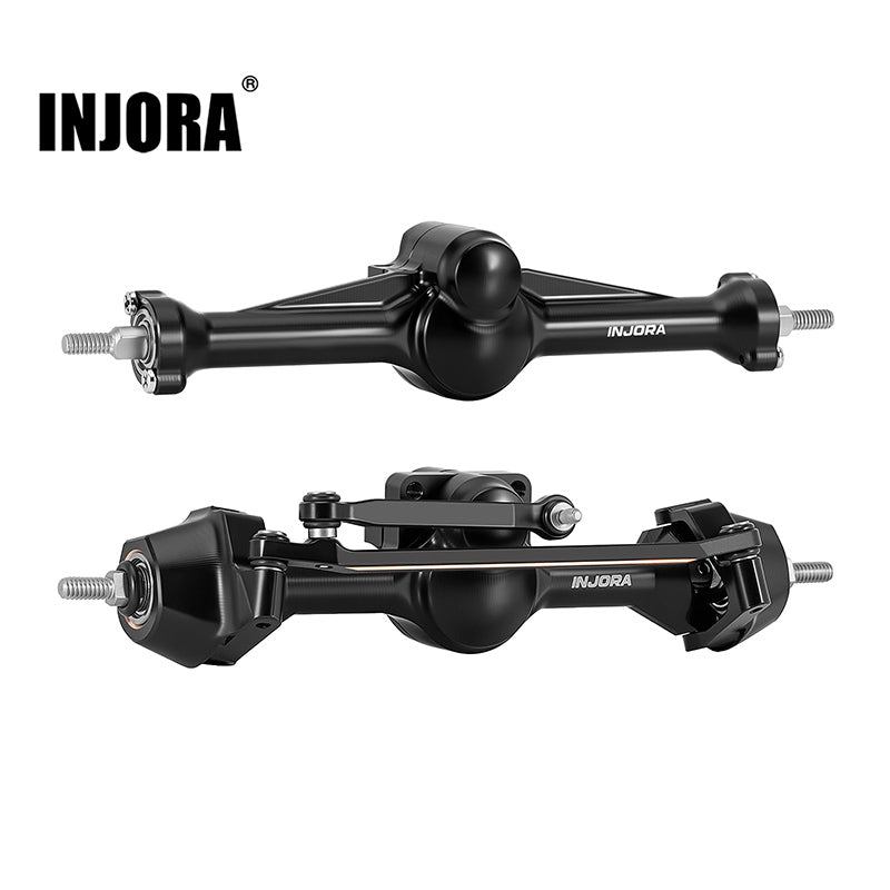 Injora SCX30-25BKFR +3mm Planet Axles with Brass Steering Knuckles for 1/30 SCX30