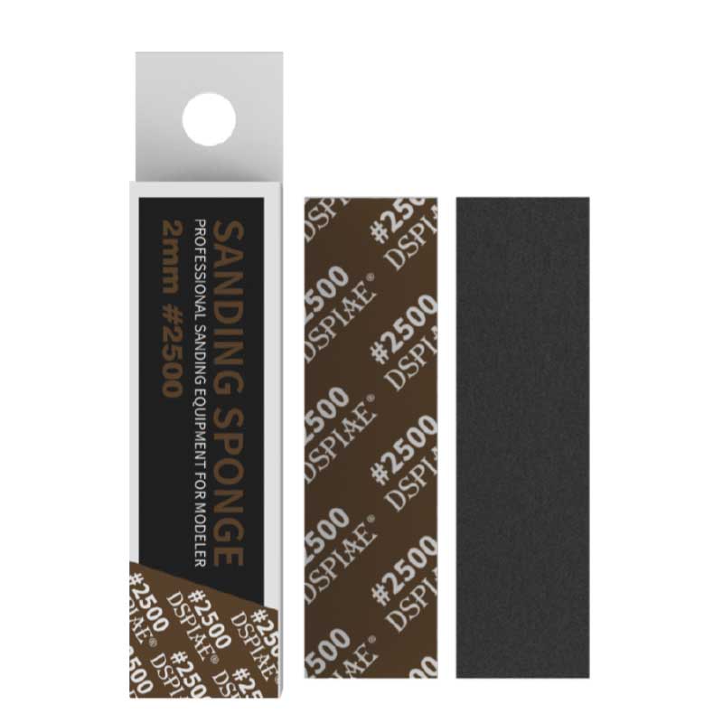 Dspiae SS2-2500 2mm #2500 Sanding Sponge 5Pcs