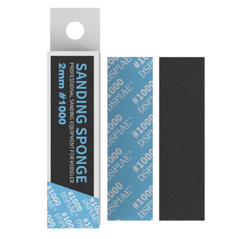 Dspiae SS2-1000 2mm #1000 Sanding Sponge 5Pcs