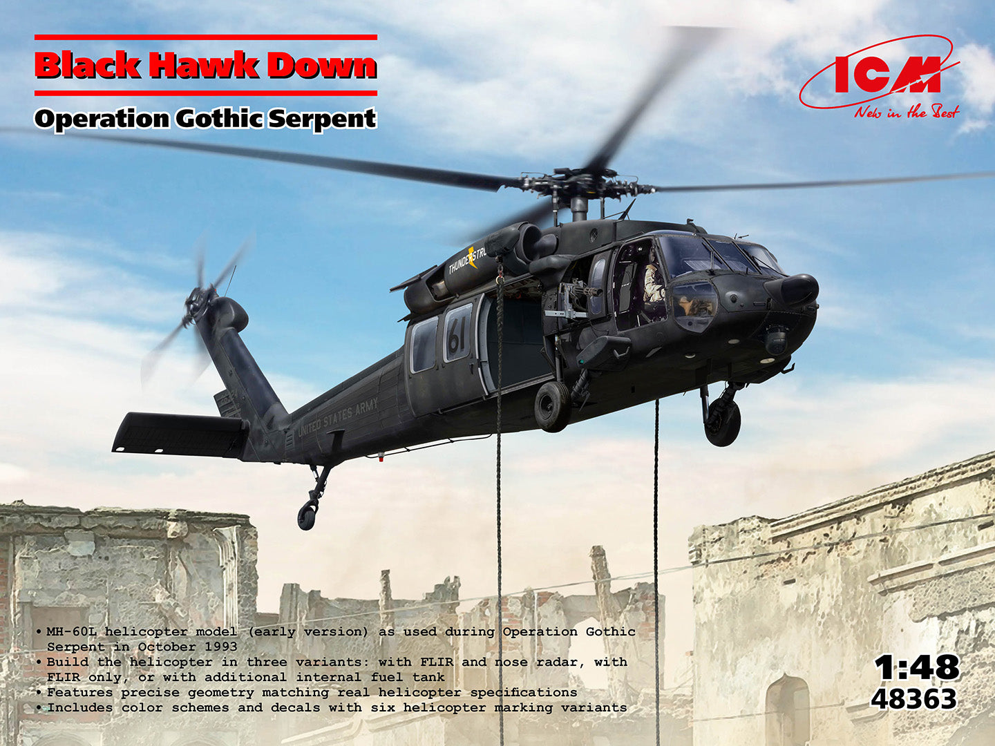 ICM Models 48363 1/48 Black Hawk Down. Operation Gothic Serpent
