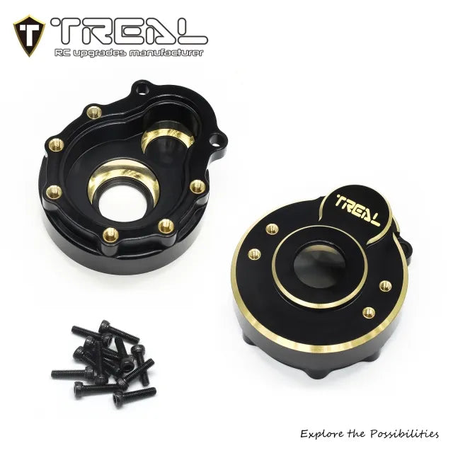 Treal TTRX4-47 TRX4 Outer Portal Covers Drive Housing 42g (2pcs)