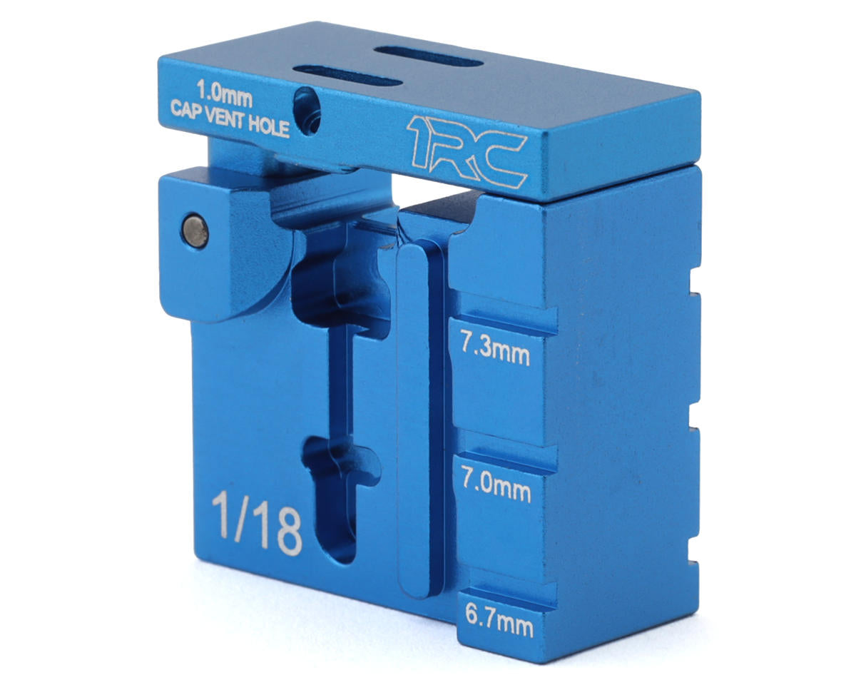 1RC Racing 8823 Aluminum Shock Assembly Tool Set (Blue) (2.0)