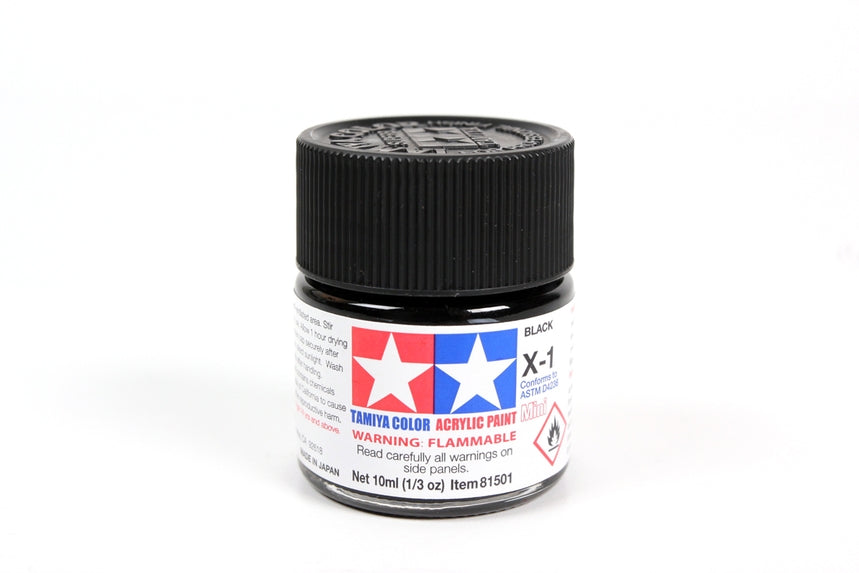 Tamiya 81501 X-1 MX1 Mini Black (10ml)
