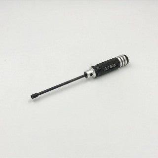 1RC 8802 3.0mm Hex Socket Driver, Mini Handle, Black