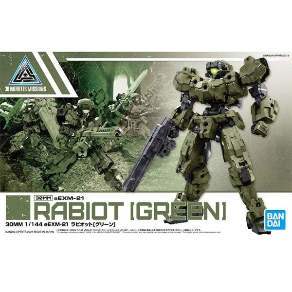 Bandai 2530634 30MM eEXM-21 Rabiot Green 1/144