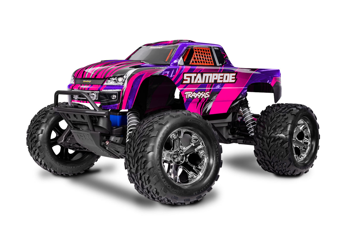 Traxxas 36254-8-PINK Stampede 2WD XL-5 1/10 Monster Truck with Battery - Pink