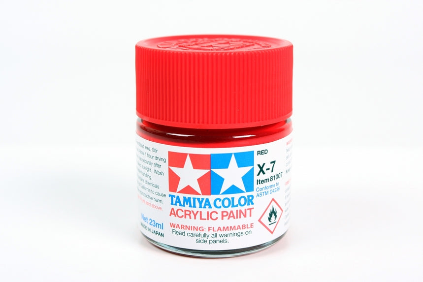 Tamiya 81007 X-7 Acrylic Red