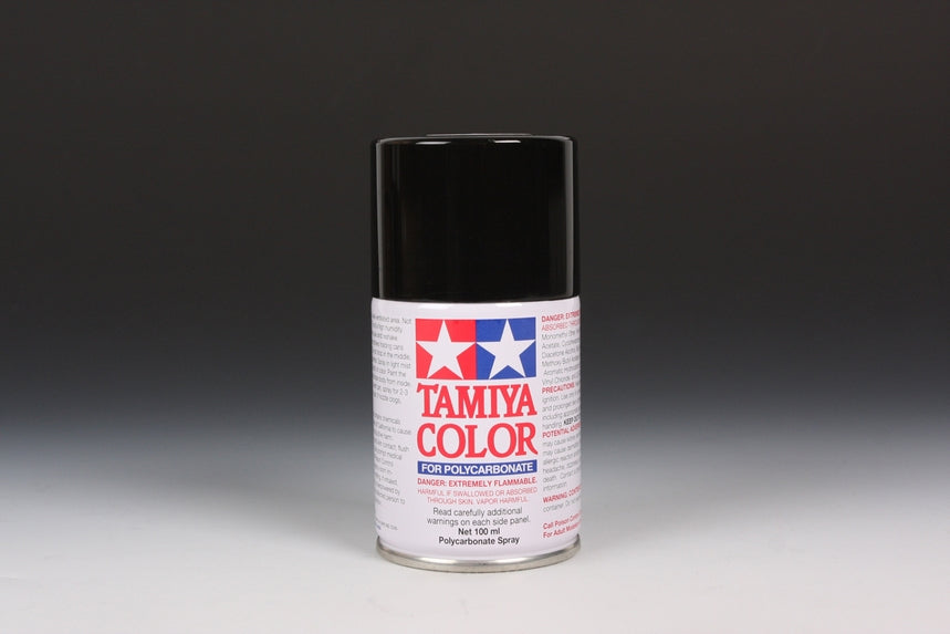 Tamiya 86005 PS-5 Black Lexan Spray Paint (100ml)