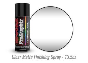 Traxxas 5047X ProGraphix "Matte Finishing Spray" Custom R/C Lexan Spray Paint (13.5oz) (Clear)