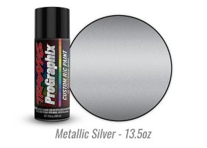 Traxxas 5073X ProGraphix "Metallic Silver" Custom R/C Lexan Spray Paint (13.5oz)
