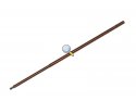 Arrowmax 121120 Ball Driver Hex Wrench 2.0 X 120MM Tip Only