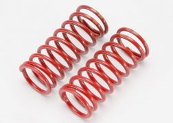 Traxxas 5649 Spring, shock (red) (long) (GTR) (5.4 rate double orange stripe) (1 pair)