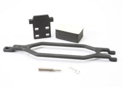 Traxxas 5827X Hold down, battery/ hold down retainer/ battery post/ foam spacer/ angled body clip (allows for installation of taller, multi-cell batteries)