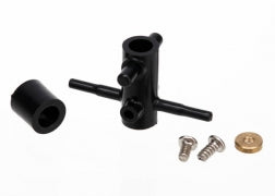 Traxxas 6344 Rotor head, lower (1)/ screws (2)