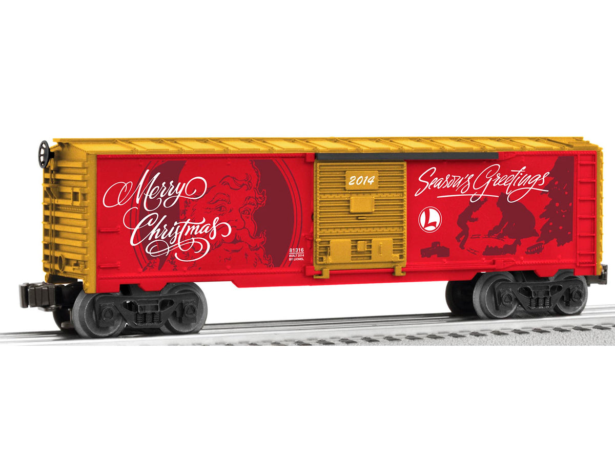 Lionel 681316 O-27 Operating Box, Christmas/Personalized Message