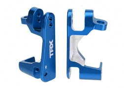 Traxxas 6832X Caster blocks (c-hubs), 6061-T6 aluminum (blue-anodized), left & right