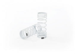 Traxxas 6857 Springs, front (white) (progressive rate) (2)