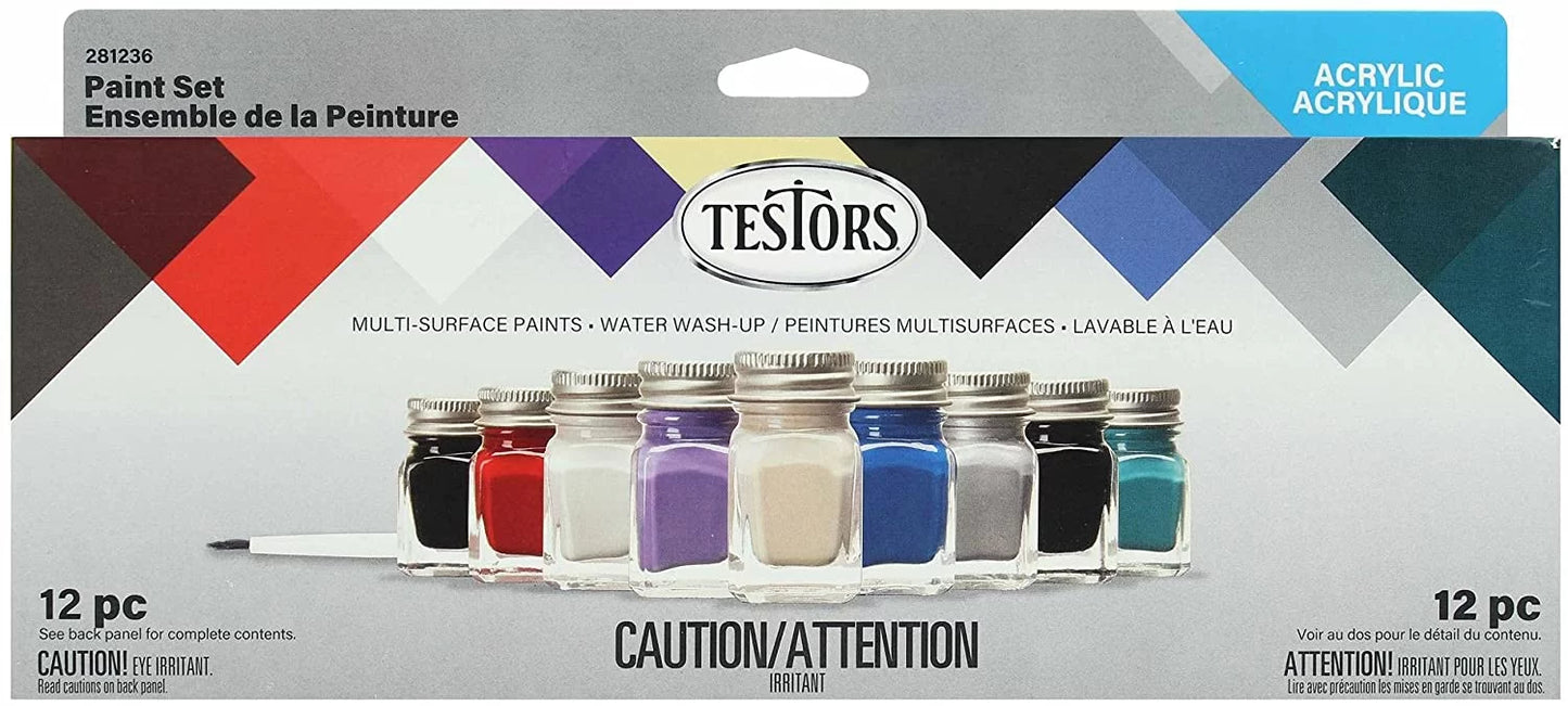 Testors 281236 Acrylic Auto/Truck Paint Set