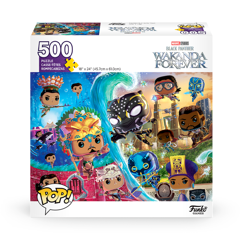 Funko 72642 Black Panther 500-Piece Pop! Puzzle