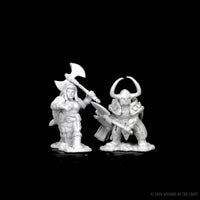 WIZKIDS 72645 D&D Nolzur's Marvelous Miniatures: Dwarf Female Barbarian