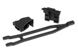 Traxxas 7426X Battery hold-down, tall (1)/ hold-down retainer, front & rear (1 each) (allows for installation of taller, multi-cell batteries)
